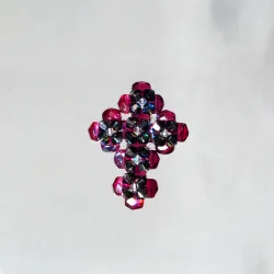  - Brooch Trisha -  - Laiton argenté